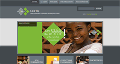 Desktop Screenshot of cefib.com