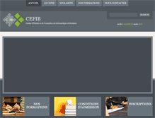 Tablet Screenshot of cefib.com